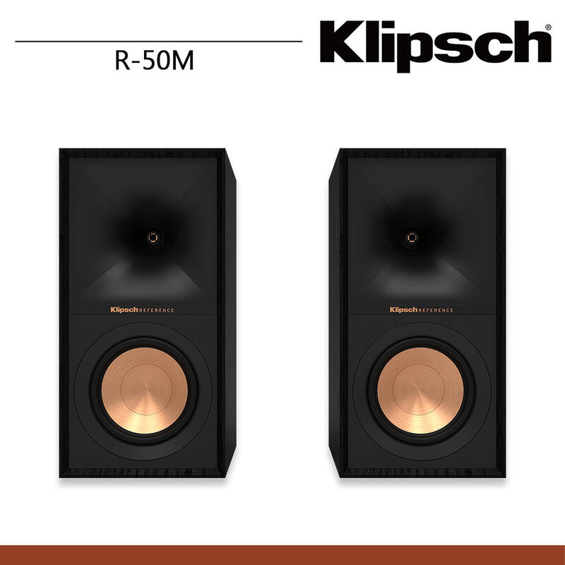 【公司貨】美國Klipsch R-50M 書架型喇叭 (黑檀) 圖1