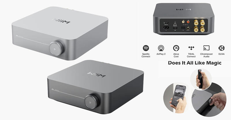 【WiiM】 AMP多功能智能串流擴大機 + KLIPSCH RP-600M II喇叭(黑檀木) 圖2