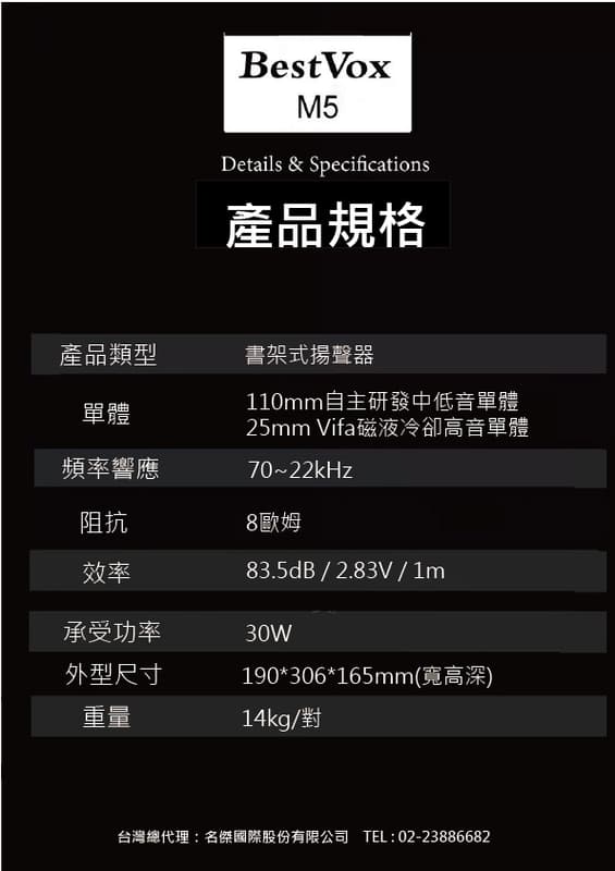 BestVox M5 書架式喇叭 圖8